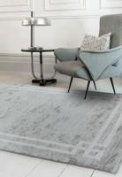 MOMO Rugs - Olympia OL01 Grey Pearl Border Swatch -