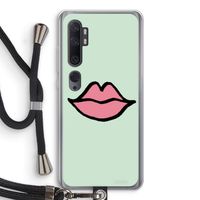 Kusje: Xiaomi Mi Note 10 Pro Transparant Hoesje met koord