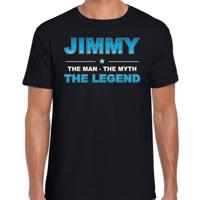 Jimmy Voornaam cadeau - The man, The myth the legend - zwart - voor heren - verjaardag