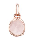 Monica Vinader mini pendentif Siren en or 18ct - Rose