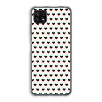 Hartjes: Samsung Galaxy A22 5G Transparant Hoesje Hartjes: Samsung Galaxy A22 5G Transparant Hoesje