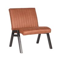 Label51 Fauteuil Matz - Cognac - Microfiber - thumbnail