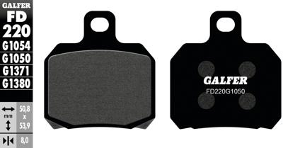 GALFER Brake pad fd220 g1050 organic scooter