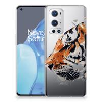Smartphone hoesje OnePlus 9 Pro Watercolor Tiger