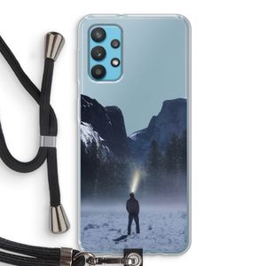 Wanderlust: Samsung Galaxy A32 4G Transparant Hoesje met koord