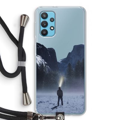 Wanderlust: Samsung Galaxy A32 4G Transparant Hoesje met koord