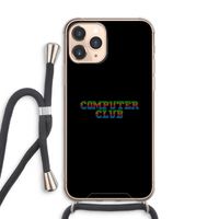 Retro: iPhone 11 Pro Max Transparant Hoesje met koord