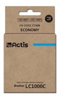 Actis KB-1000C inkt (vervangt Brother LC1000C/LC970C; Standaard; 36 ml; blauw)