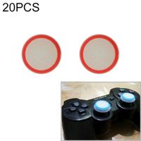 20 stuks lichtgevende silicone beschermhoes voor PS4/PS3/PS2/XBOX360/XBOXONE/WIIU gamepad joystick (rood)