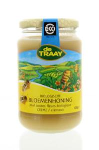 Traay Bloemenhoning creme bio (450 gr)