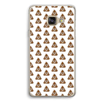 Poop emoji: Samsung A3 (2017) Transparant Hoesje