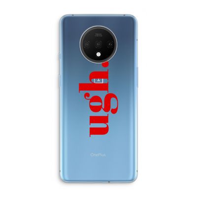Ugh: OnePlus 7T Transparant Hoesje