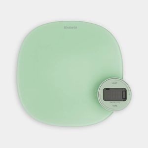 Brabantia Tasty+ keukenweegschaal digitaal, met dynamo - Jade Green