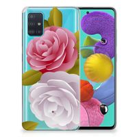 Samsung Galaxy A51 TPU Case Roses - thumbnail
