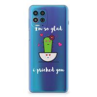 Motorola Moto G100 Telefoonhoesje met Naam Cactus Glad