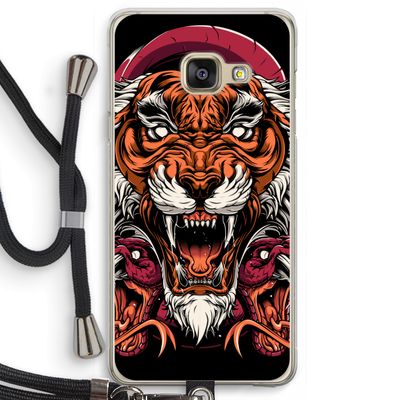 Tiger and Rattlesnakes: Samsung Galaxy A3 (2016) Transparant Hoesje met koord