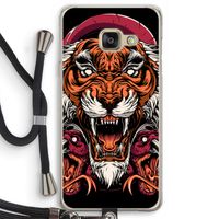 Tiger and Rattlesnakes: Samsung Galaxy A3 (2016) Transparant Hoesje met koord