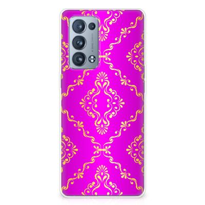 Siliconen Hoesje OPPO Reno 6 Pro Plus 5G Barok Roze