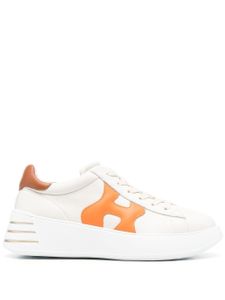 Hogan baskets à patch logo - Tons neutres