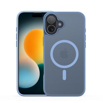 Dux Ducis Yind iPhone 17 hoesje - slanke backcover met MagSafe ondersteuning - Lichtblauw