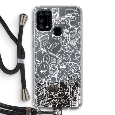 Vexx City #2: Samsung Galaxy M31 Transparant Hoesje met koord