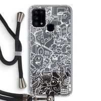 Vexx City #2: Samsung Galaxy M31 Transparant Hoesje met koord