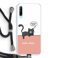 GSM poes: Huawei P Smart Pro Transparant Hoesje met koord