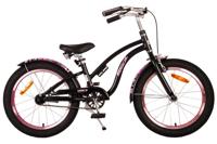 Volare miracle cruiser kinderfiets - meisjes - 18 inch - mat zwart - prime collection
