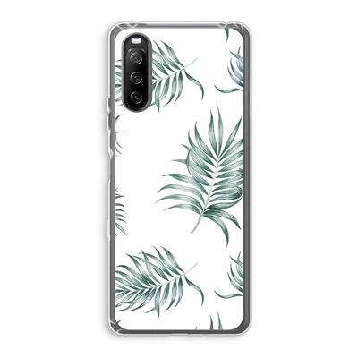 Simple leaves: Sony Xperia 10 III Transparant Hoesje