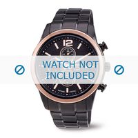 Boccia horlogeband 3759-04 Titanium Zwart