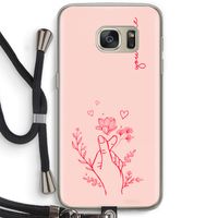 Giving Flowers: Samsung Galaxy S7 Transparant Hoesje met koord