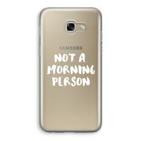 Morning person: Samsung Galaxy A5 (2017) Transparant Hoesje