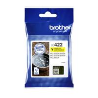 Brother LC-422Y inktcartridge 1 stuk(s) Origineel Geel