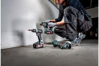 Metabo Combo Set 3.1.1 18 V 691174000 Accu-schroefboormachine, Accu-boorhamer 18 V 4.0 Ah Li-ion Incl. haakse accuslijper, Incl. 2 accus, Incl. lader, Incl. tas - thumbnail
