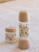 Glazen babyfles 240ml speen SXPro M - Wonderland SUAVINEX beige Glazen babyfles 240ml speen SXPro M - Wonderland SUAVINEX beige