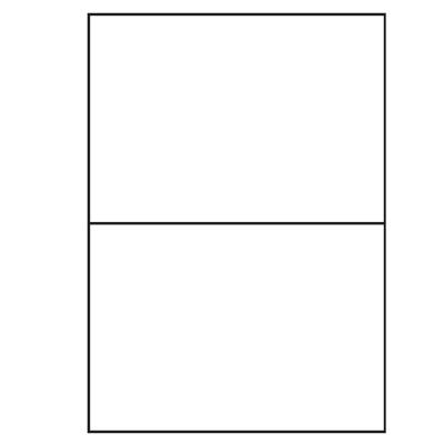 A4 etiketten 210 x 148,5 mm wit 100 vel huismerk