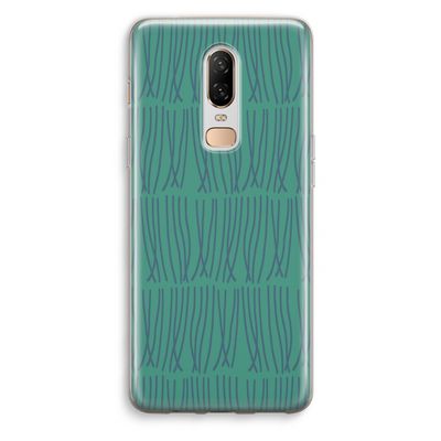 Swirls: OnePlus 6 Transparant Hoesje