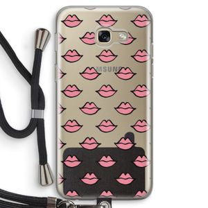 Lipjes: Samsung Galaxy A5 (2017) Transparant Hoesje met koord