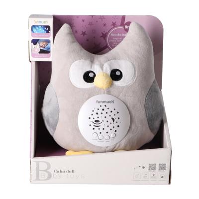 Overige Merken Knuffelprojector uil + licht en geluid