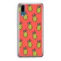 Ananas: Huawei P20 Transparant Hoesje
