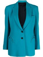 Blazé Milano blazer Teewa Blossom en laine - Bleu - thumbnail