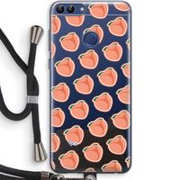 Just peachy: Huawei P Smart (2018) Transparant Hoesje met koord