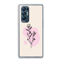 Roses are red: Oppo Find X3 Neo Transparant Hoesje - thumbnail