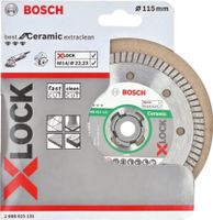 Bosch Accessoires X-LOCK Diamantschijf Best for Ceramic Extraclean Turbo 115 x 22,23 x 1,4 x 7 mm - 1 stuk(s) - 2608615131 - thumbnail