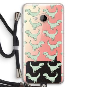 Dinos: HTC U Play Transparant Hoesje met koord