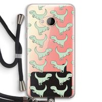 Dinos: HTC U Play Transparant Hoesje met koord
