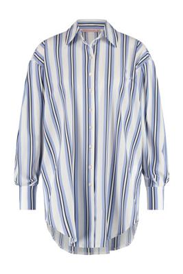 Ghislaine stripe blouse - offwhite/lavender - 07129