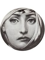 Fornasetti assiette imprimée - Noir