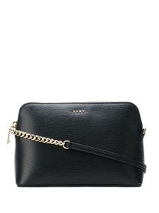 DKNY mini sac à bandoulière en cuir - Noir