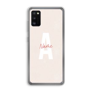 Strawberry Milkshake: Samsung Galaxy A41 Transparant Hoesje